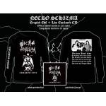 NECRO SCHIZMA Erupted Evil + Live Emeloord CD + Longsleeve XXXL