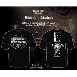 MORSUN DIABOLI T-shirt BLACK & WHITE XL