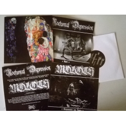 MOLOCH / NOCTURNAL DEPRESSION Split LP
