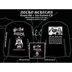 NECRO SCHIZMA Erupted Evil + Live Emeloord CD + Longsleeve XXL